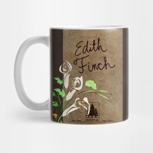 Edith Finch journal with flowers Mug